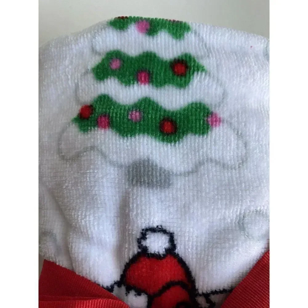 Set Of 2 Sanrio Hello Kitty Christmas Tree SanTa Suit Hand‎ Towels NEW